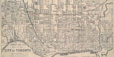 Bản đồ của Toronto 1902