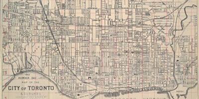Bản đồ của Toronto 1902