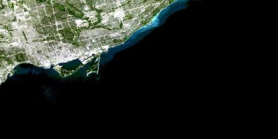 Bản đồ của Toronto vệ tinh