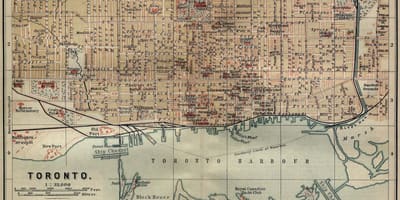 Bản đồ của Toronto năm 1894