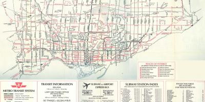 Bản đồ của Toronto năm 1976