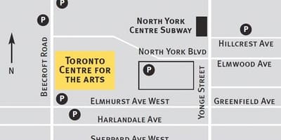 Bản đồ của Toronto trung tâm thuật