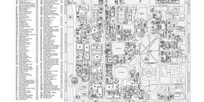 Bản đồ của đại học Toronto trường St Georges