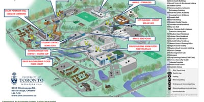 Bản đồ của đại học Toronto Toronto trường vụ ăn