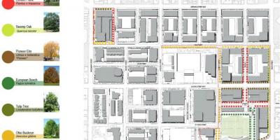 Bản đồ của Tái thiết kế hoạch Nhiếp chính Park Toronto giai đoạn 3