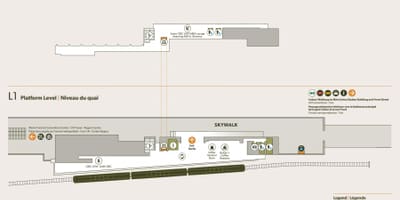 Bản đồ của Union station lửng