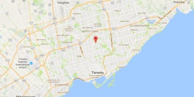 Bản đồ của Wanless Park quận Toronto