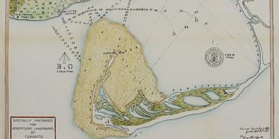 Bản đồ của York Toronto 1787-1884 biếm phiên bản