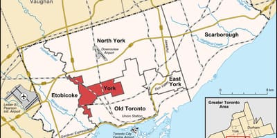 Bản đồ của York Toronto