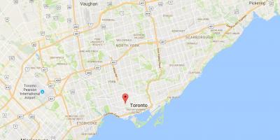 Bản đồ của Chút Ý quận Toronto